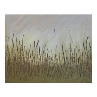 Mid 19th Century Abstract Grass Painting For Sale