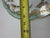1980s Chelsea House Decorative Floral Design Dining Plate Asian Inspired Yellow For Sale In Philadelphia - Image 6 of 9
