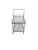 Mid-Century Modern 1970s Chrome and Glass Bar Cart For Sale - Image 3 of 11