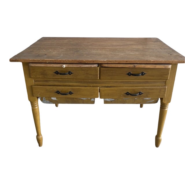 Mid 19th Century Antique Possum Belly Bakers Table Chairish