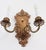 Mid 20th Century Oscar Bach Style Bronze 2 Arm Wall Sconces - a Pair of 18 In For Sale - Image 11 of 15