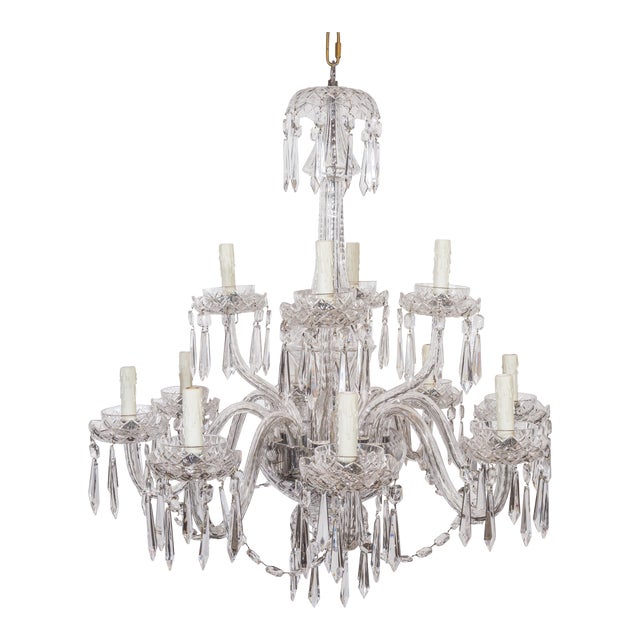 Antique Waterford Crystal Chandelier Chairish