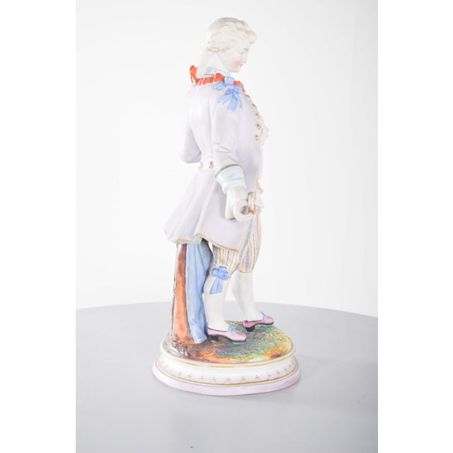 Dresden Porcelain Sculptures, 1910, Set of 2 For Sale - Image 3 of 17