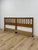 Mid-Century Modern Vintage MCM Drexel Meridian Style King Headboard Collectible Walnut Bed Made From Twin For Sale - Image 3 of 12