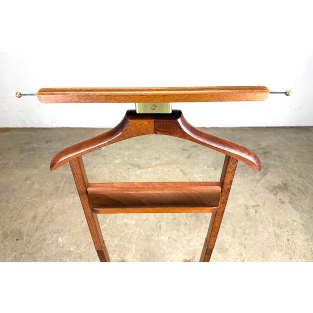 Wood Mid Century Modern Fratelli Reguitti Men’s Valet, Italy For Sale - Image 7 of 10