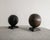 British Abstract Wooden Sculpture Globes, 1960s, Set of 2 For Sale - Image 4 of 7