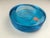 Holmegaard Prototype Handblown Blue Glass Ashtray or Bowl by Per Lütken for Holmegaard, 1960s For Sale - Image 4 of 10