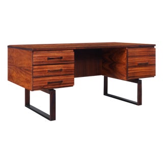 Danish Modern Rosewood Desk by Henning Jensen and Torbin Valeur For Sale
