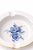 Vintage Porcelain Ashtray with Blue Floral Motif & Gold Rim from Meissen, 1970s For Sale - Image 4 of 6