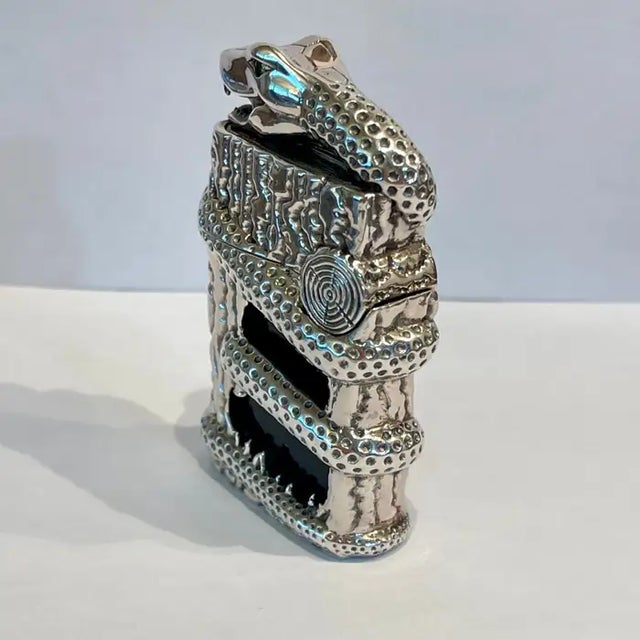 2010s S.T. Dupont X Tournaire Limited Edition Snake Lighter (72/88), France, 2013 For Sale - Image 5 of 12