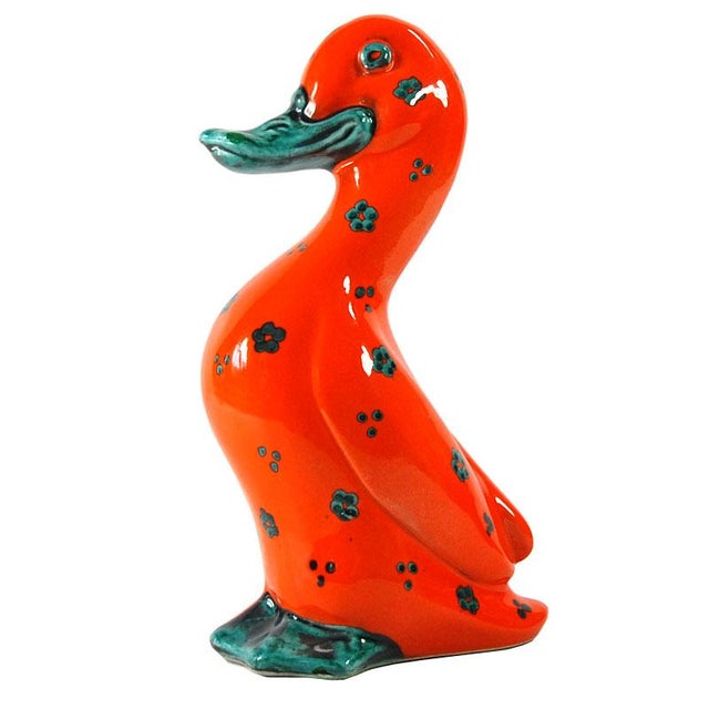 Italian Ceramic Duck Money Box, 1960s For Sale - Image 10 of 10