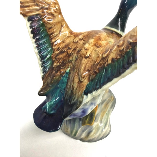 1960s Vintage Beswick Porcelain Mallard Duck England For Sale - Image 5 of 13