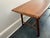 Brown Mid-Century Modern Solid Wood Coffee Table With Ribbed H-Stretcher For Sale - Image 8 of 10