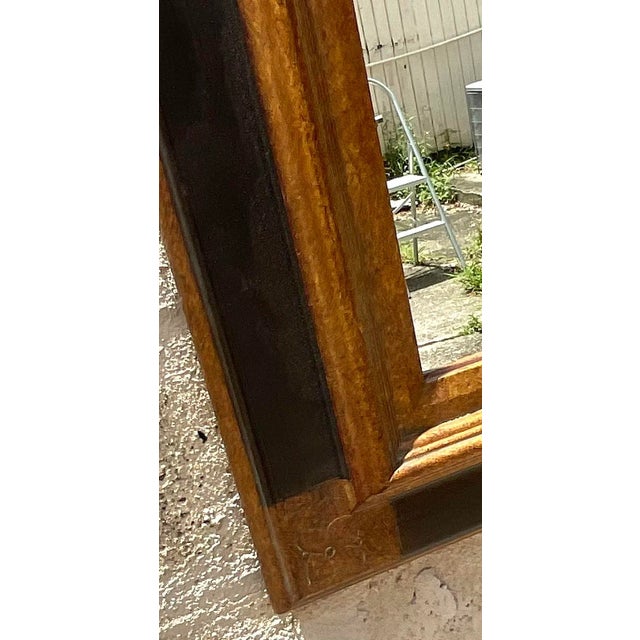 Late 20th Century Vintage Regency Gilt Tipped Mirror For Sale - Image 5 of 9