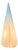 Vetri Murano Striped Pyramidal Lamp by Lino Tagliapietra for Effetre International, Italy, 1970s For Sale