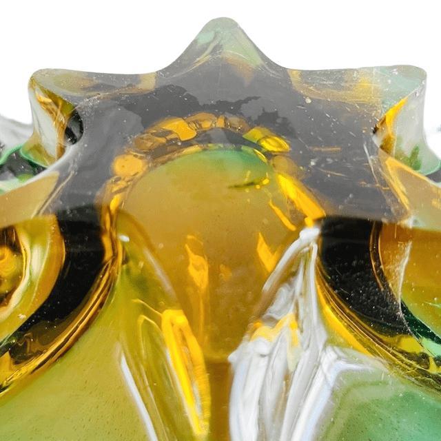 Vintage Czech Glass Bowl by Josef Hospodka, 1950s For Sale - Image 6 of 7
