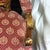 Gold French Louis XV Style Giltwood Carved Settee With Original Damask Upholstery, Mid-20th Century For Sale - Image 8 of 12