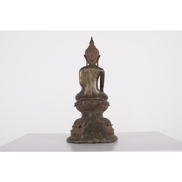 Laotian Artist, Buddha, 19th Century, Bronze For Sale - Image 3 of 10