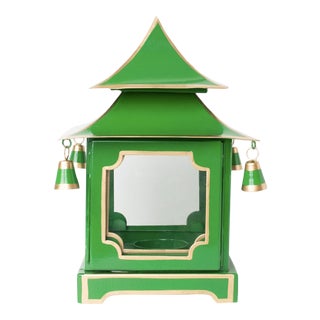 Pagoda Hurricane in Green/Gold, Medium For Sale