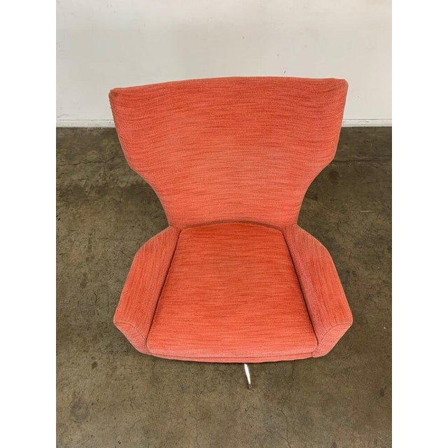 Hemming Swivel Base Chair in Polished Nickel Chairish