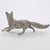 1960s Vintage Italian Handmade Genuine Silver Hunting Fox Figurine, 1960s For Sale - Image 5 of 13