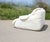 1970s Vintage Sofa in Foam and White Fabric, 1970s For Sale - Image 5 of 14