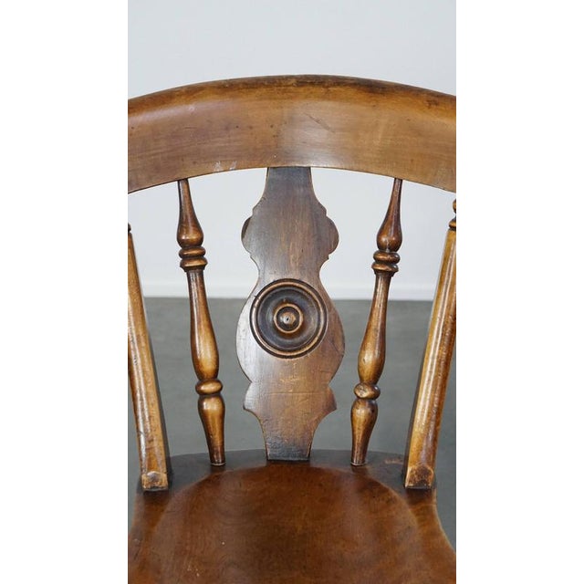 Brown Set of Dining Room Chairs For Sale - Image 8 of 12