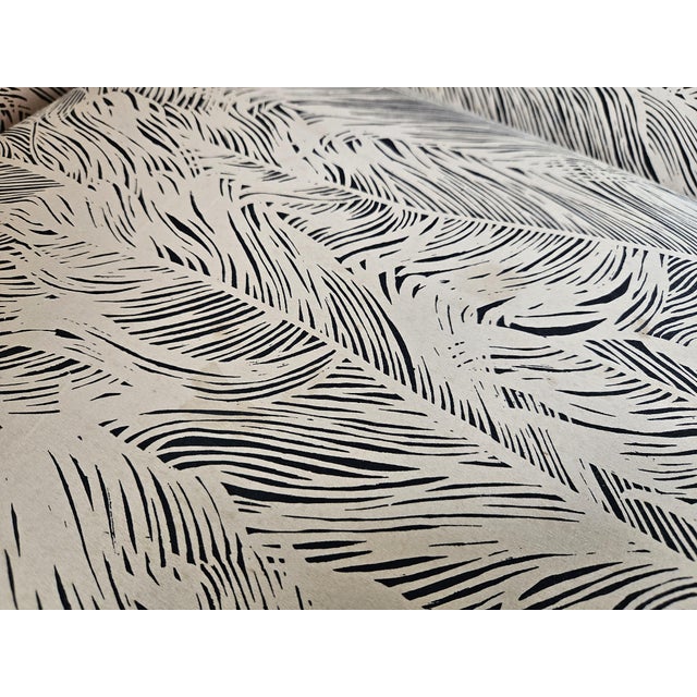 Modular Sofa in Silk and Lacquered Wood by Pierre Cardin, 1970, Set of 5 For Sale - Image 12 of 18