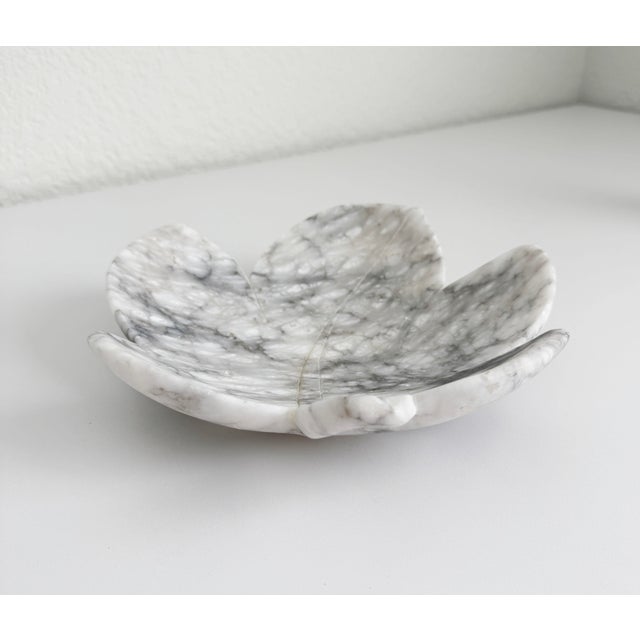 Italian Alabaster Leaf Bowl, 1950s For Sale - Image 9 of 12