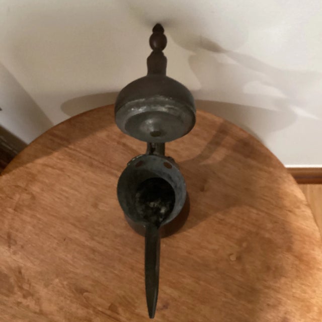 Coffee 19th Century Collectible Arabian Middle Eastern Dallhah Moorish Coffee Pot For Sale - Image 8 of 13