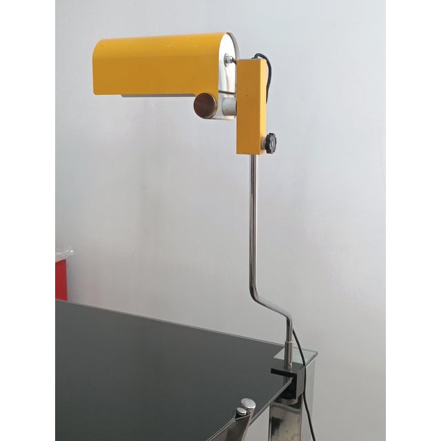 Magnificent desk lamp by Wilhelm Braun Feldweg for Doria Leuchten. Germany, 1970s. A rare piece by this fabulous designer....