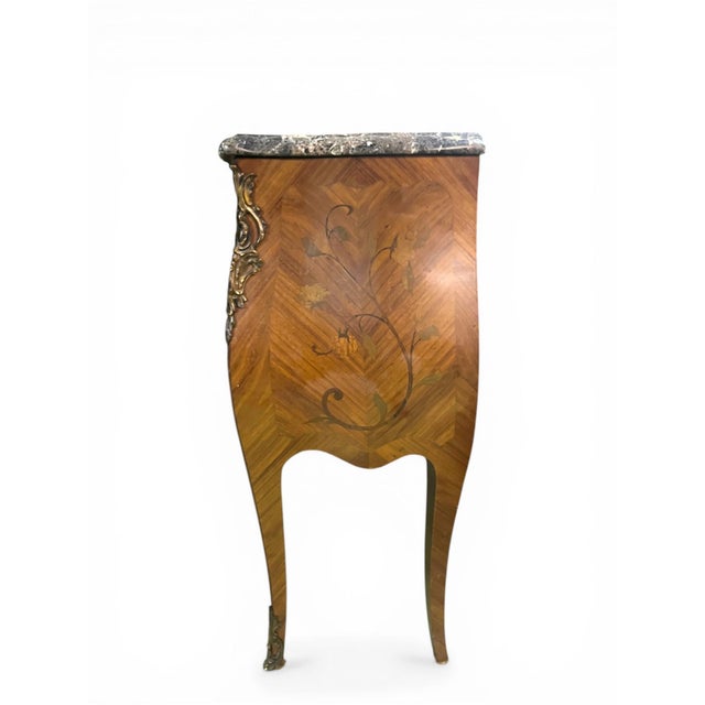 Louis XV Style Bombé Commode, 1930s For Sale - Image 11 of 12
