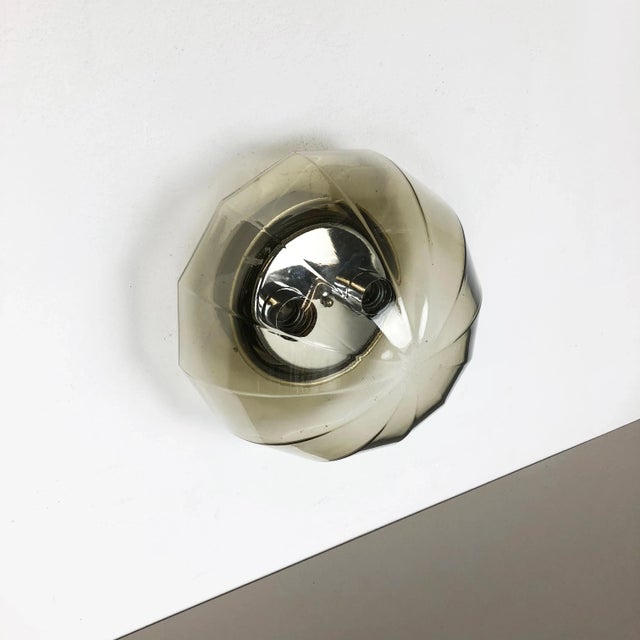 Mid-Century Modern Globe Wall Light from Glashütte Limburg, 1960s For Sale - Image 3 of 11