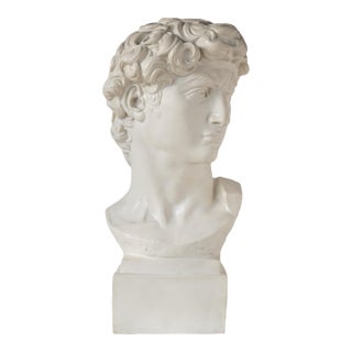 1965 Universal Statuary Corp Michelangelo Buonarroti "David" Plaster Sculpture For Sale