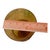 Glass French Biot Mid Century Modern Amber Bubble Glass Hurricane Candle Holder / Photophore For Sale - Image 7 of 8