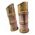 Pink and Gold China Bamboo Design Vase For Sale