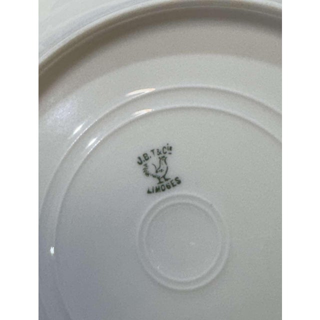 Limoges Porcelain Dinner Service by J.B. Tricard et Cie, Set of 95 For Sale - Image 11 of 18