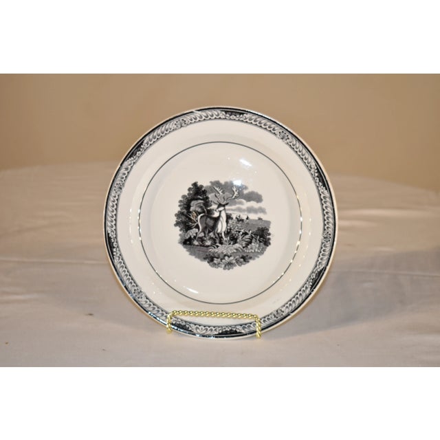 Pair of early 19th century plates by John Dawson & Co., Sunderland, Durham. The impressed mark dates from 1799-1837. These...