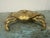 Late 20th Century Vintage Extra Large Brass Crab Figure Box, With Baby Crab on Back For Sale - Image 4 of 11