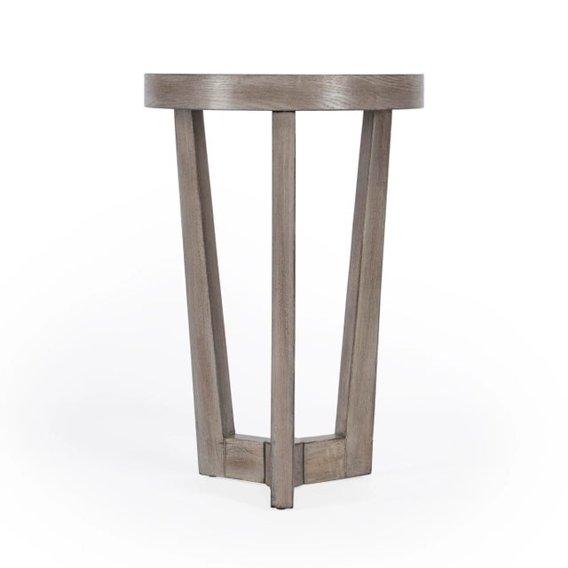 Contemporary Aphra Accent Table, Gray For Sale - Image 3 of 7