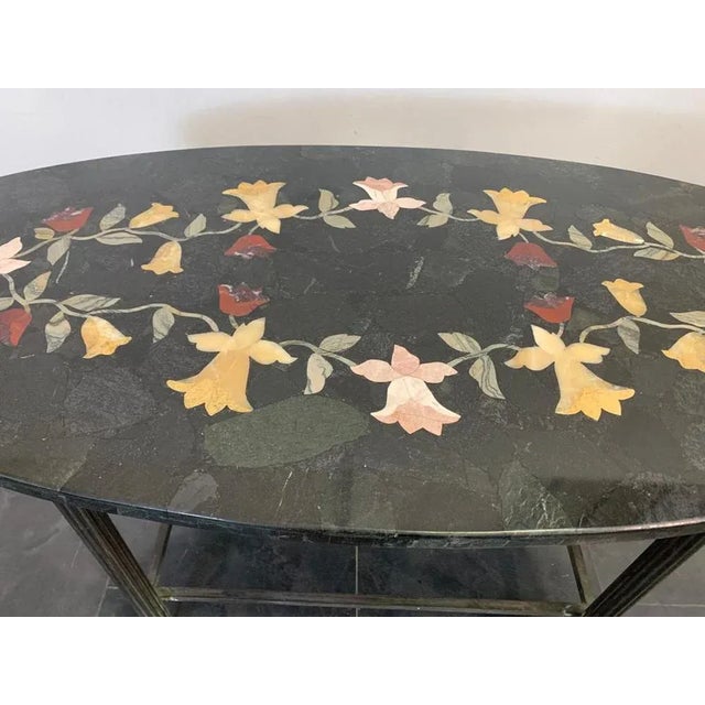 Green Marble Table, 1930s For Sale - Image 9 of 13
