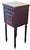 Bring understated French elegance into your home with this charming 1920s antique stone top nightstand, crafted in rich...