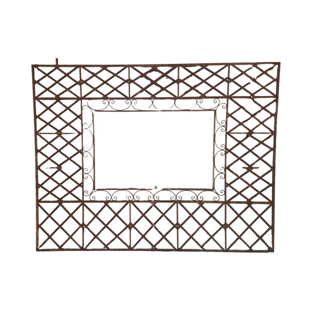 Black Wrought Iron Loggia Panels (2) For Sale - Image 8 of 12