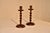 English Pair of Edwardian Oak Candlesticks, Circa 1900 For Sale - Image 3 of 6