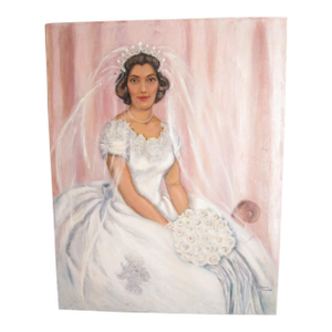 VIntage Mid Century Wedding Portrait