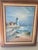 Vintage W. Sherman Lighthouse Oil on Canvas Painting Framed Coastal Nautical Art For Sale In Philadelphia - Image 6 of 9