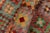 Red Shabby Chic Balochi Gray/Red Wool Rug - 4'10''x6'9'' For Sale - Image 8 of 10