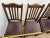 Antique Chairs Set of Four, Barley Twist Accent, Solid Oak, Lavender Seats For Sale - Image 10 of 11