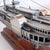 Large Vintage Italian Silver 800 Steamboat Statue with Wooden Base by Robert E. Lee, 1970s For Sale - Image 9 of 12