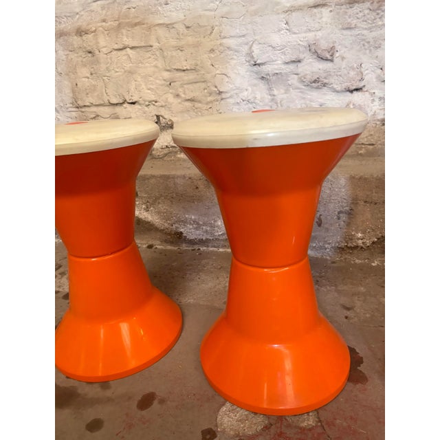 tam tam stools in thermoformed 70s